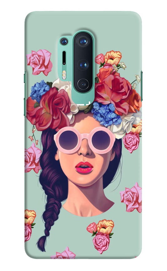 Pretty Girl Oneplus 8 Pro Hard Case Back Cover by Casekaro