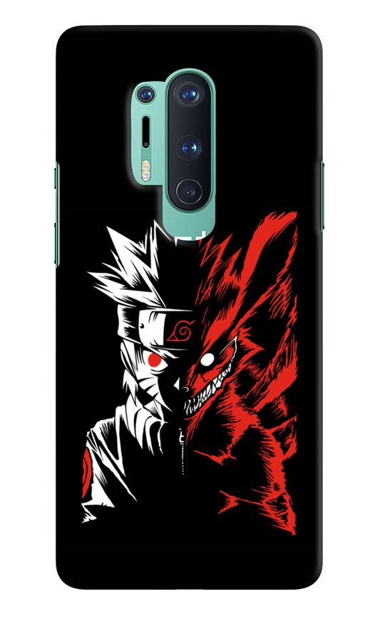 Naruto Two Face Oneplus 8 Pro Hard Case Back Cover by Casekaro