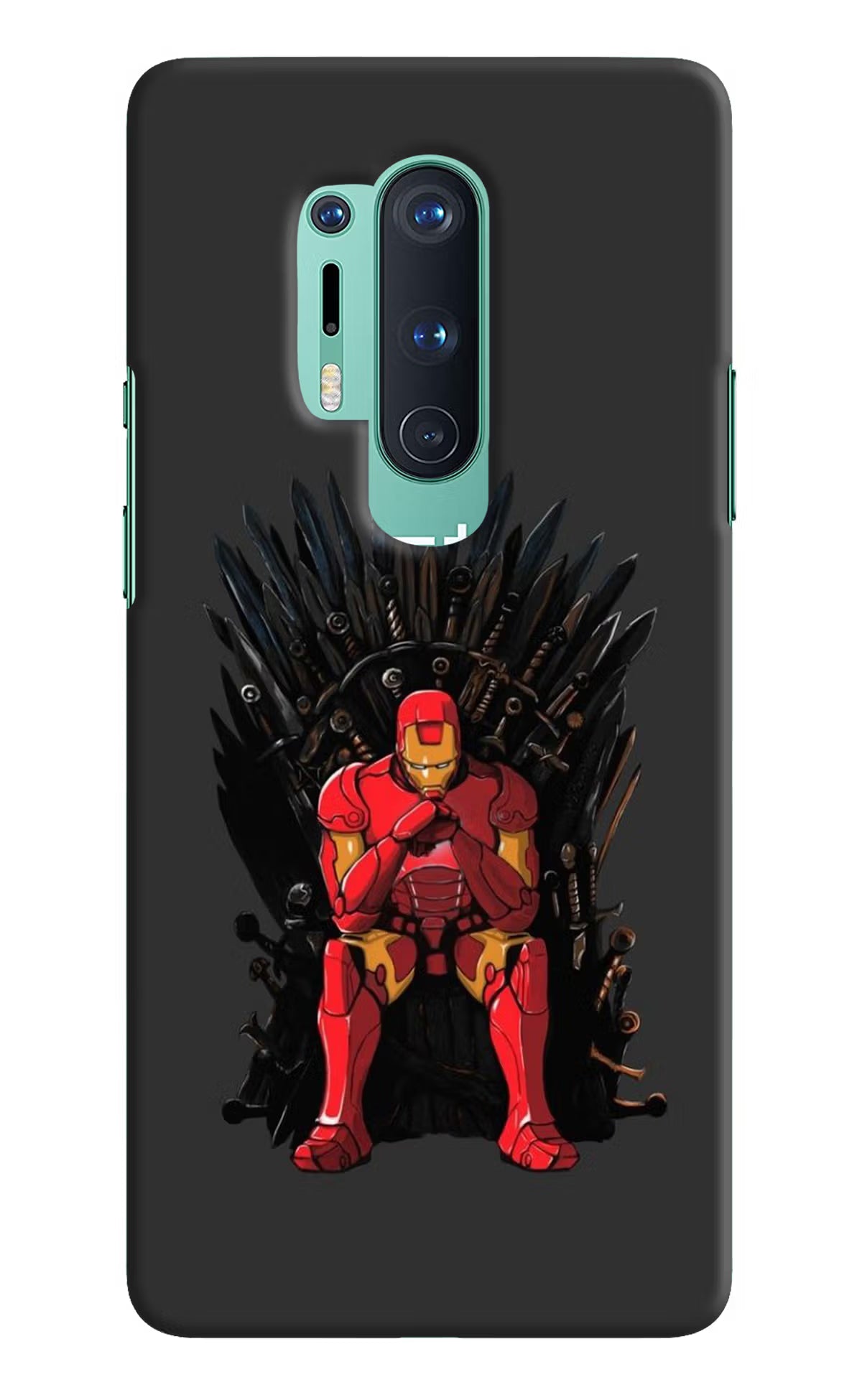 Ironman Throne Oneplus 8 Pro Hard Case Back Cover by Casekaro