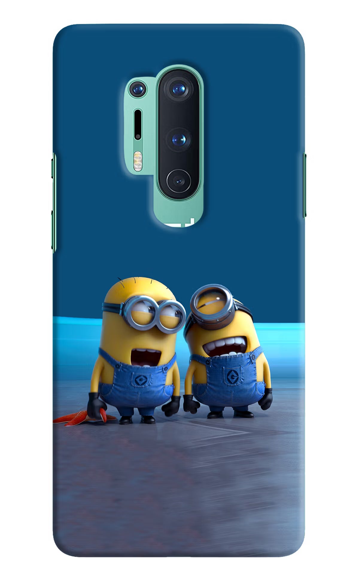 Minion Laughing Oneplus 8 Pro Hard Case Back Cover by Casekaro