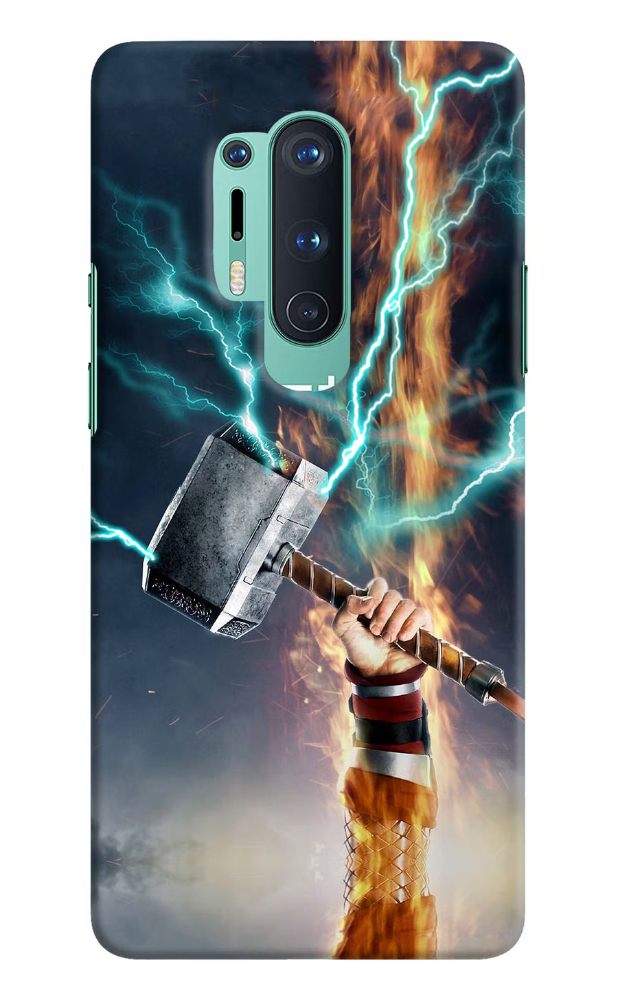Thor Hammer Mjolnir Oneplus 8 Pro Back Cover, Hard case