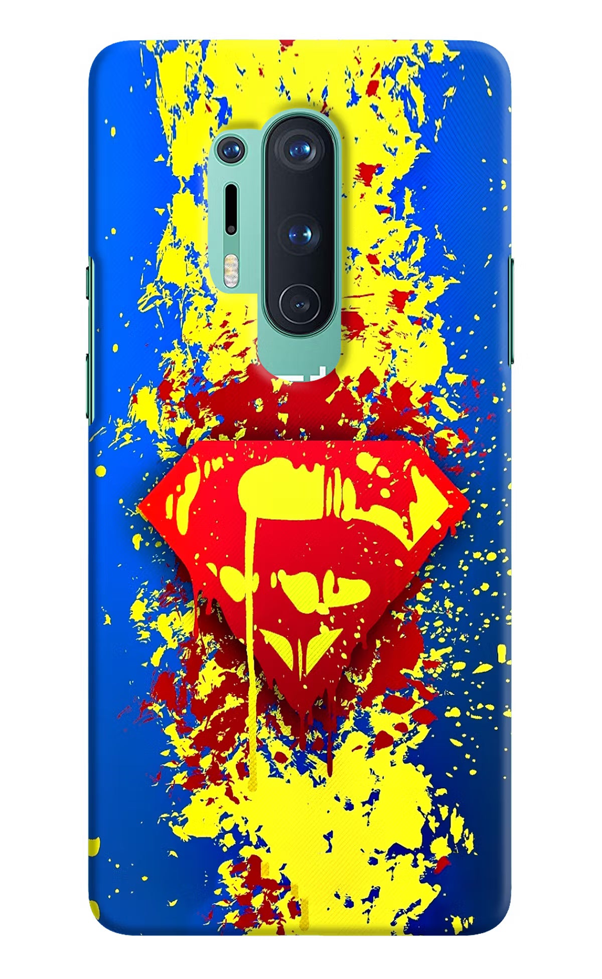 Superman logo Oneplus 8 Pro Hard Case Back Cover by Casekaro