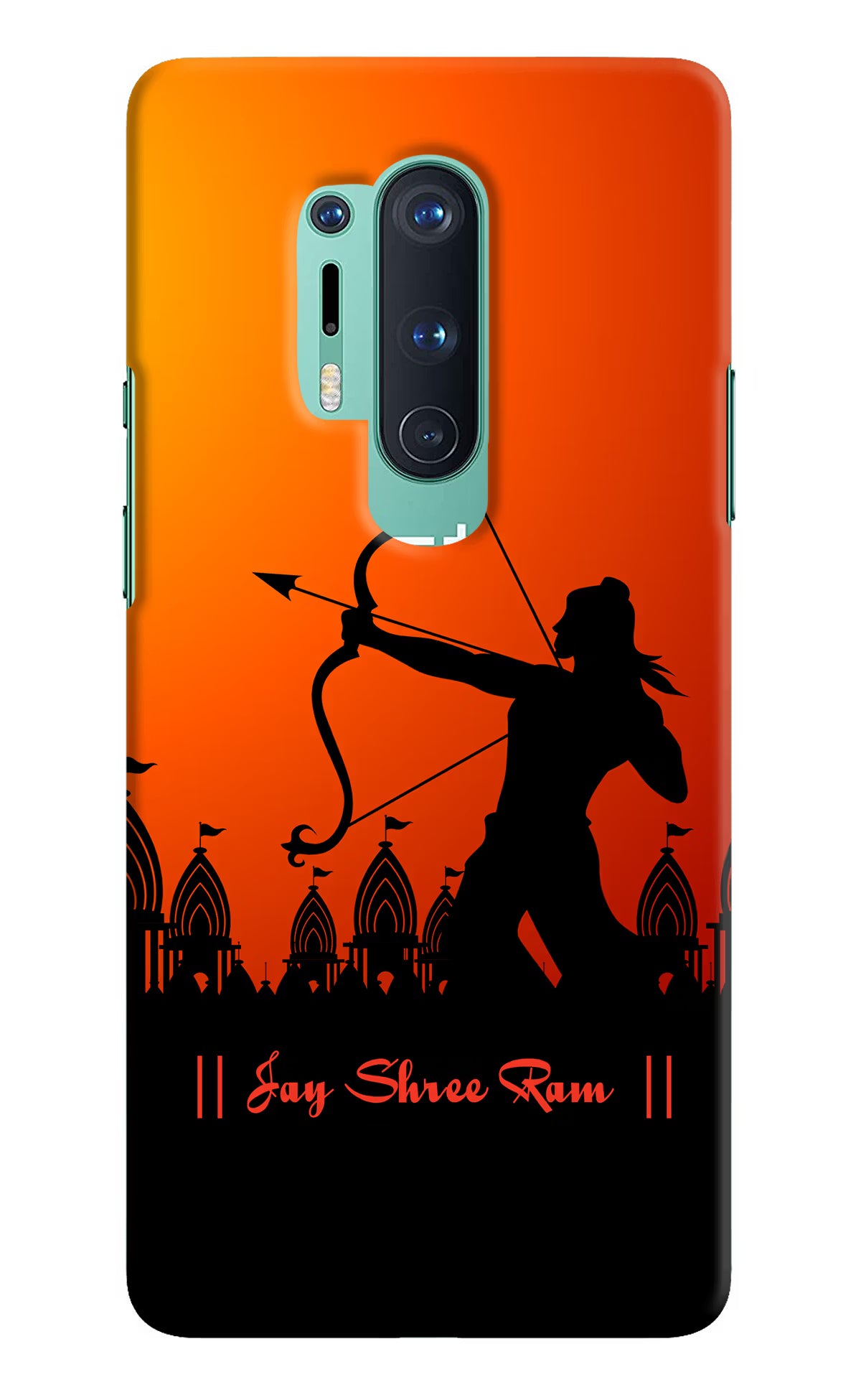 Lord Ram - 4 Oneplus 8 Pro Hard Case Back Cover by Casekaro