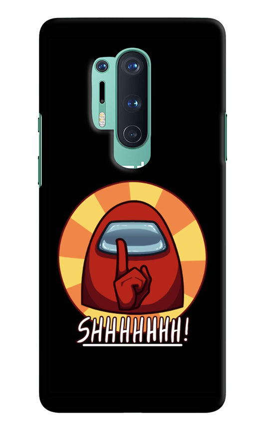 Among Us Shhh! Oneplus 8 Pro Hard Case Back Cover by Casekaro