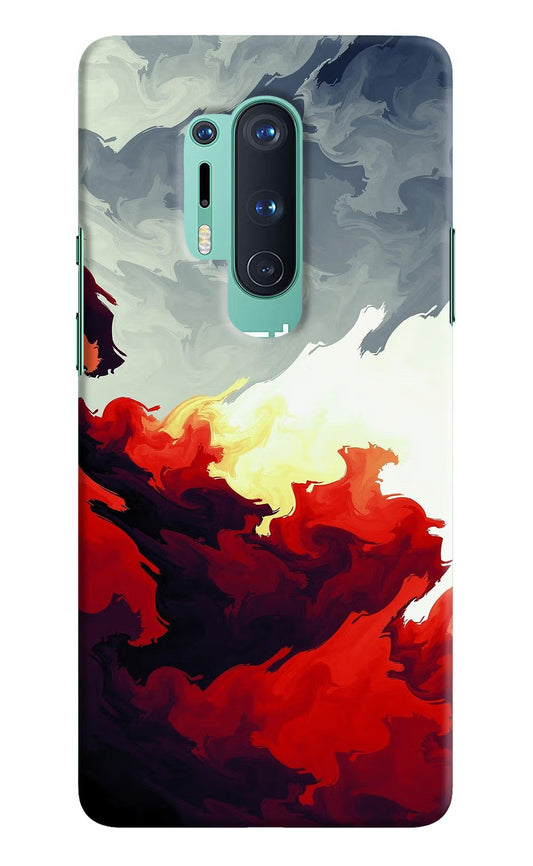 Fire Cloud Oneplus 8 Pro Hard Case Back Cover by Casekaro