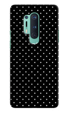 White Dots Oneplus 8 Pro Hard Case Back Cover by Casekaro