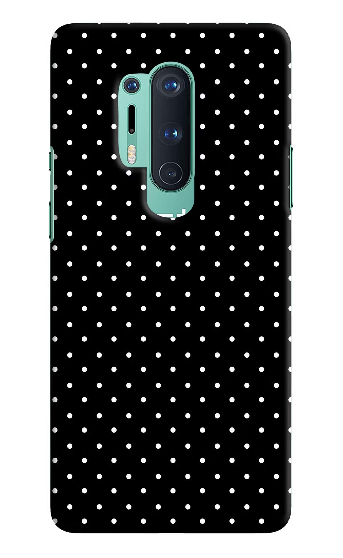 White Dots Oneplus 8 Pro Hard Case Back Cover by Casekaro