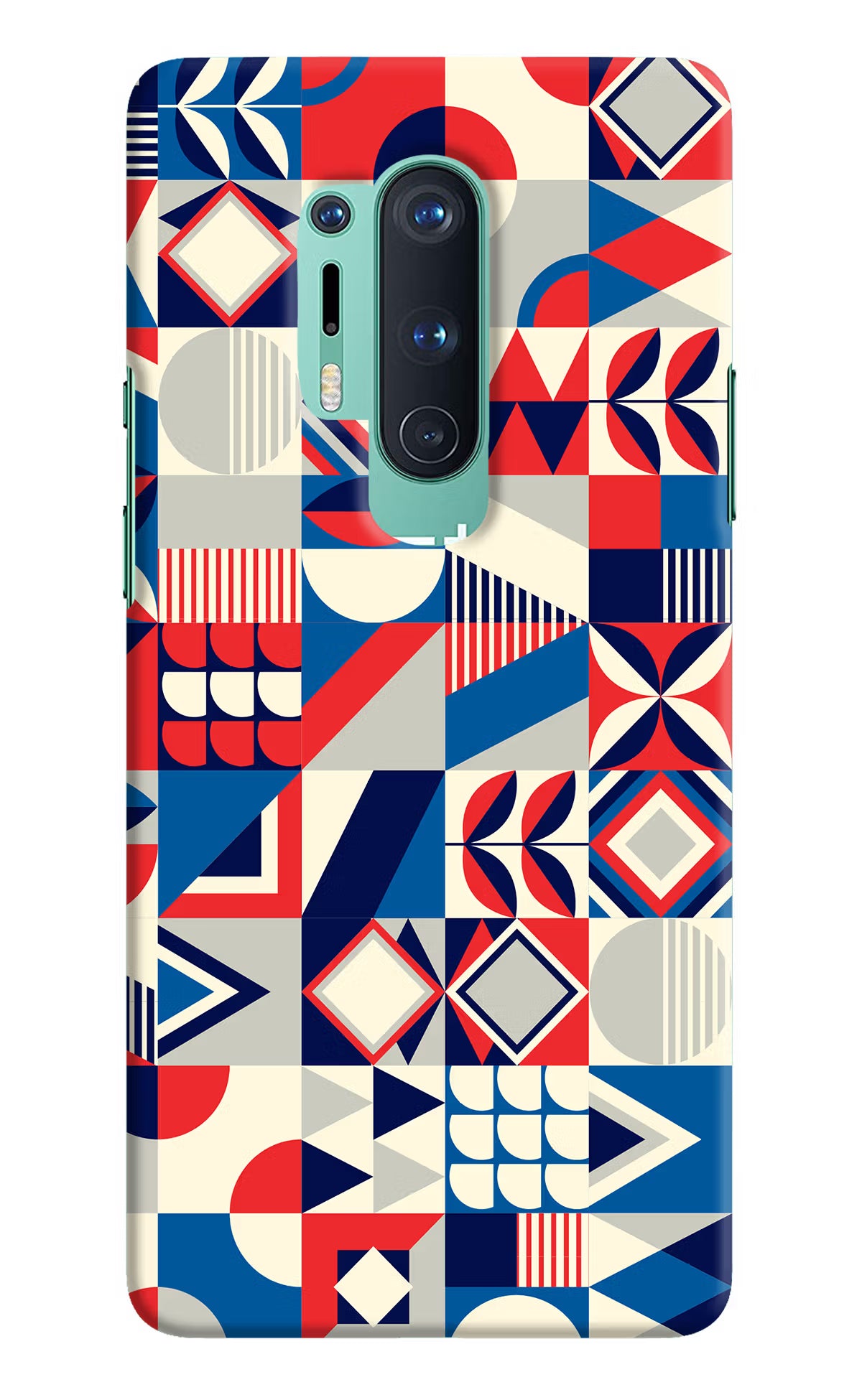 Colorful Pattern Oneplus 8 Pro Hard Case Back Cover by Casekaro
