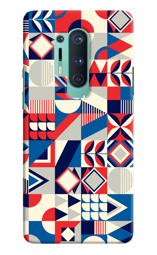 Colorful Pattern Oneplus 8 Pro Hard Case Back Cover by Casekaro
