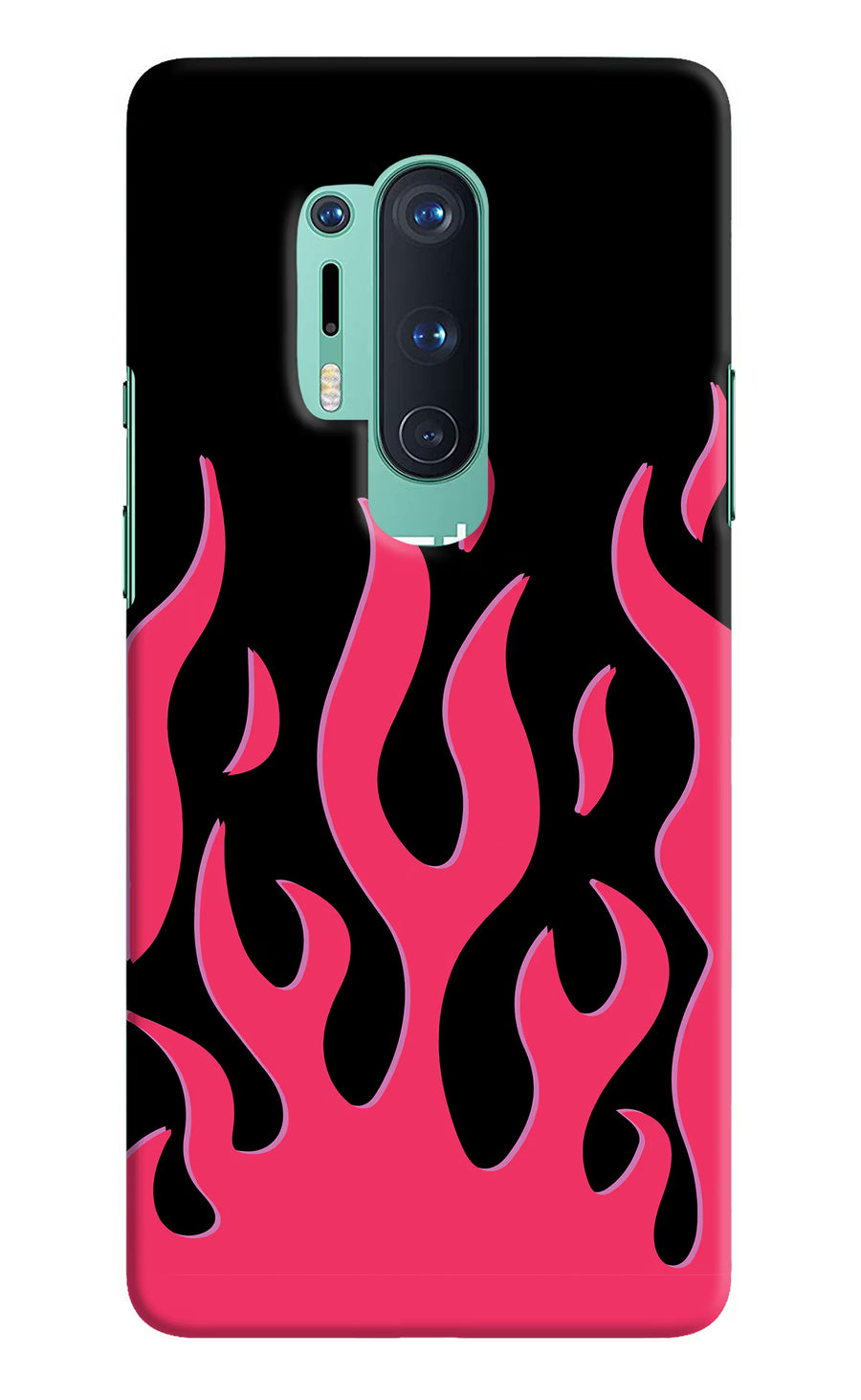 Fire Flames Oneplus 8 Pro Back Cover, Hard case