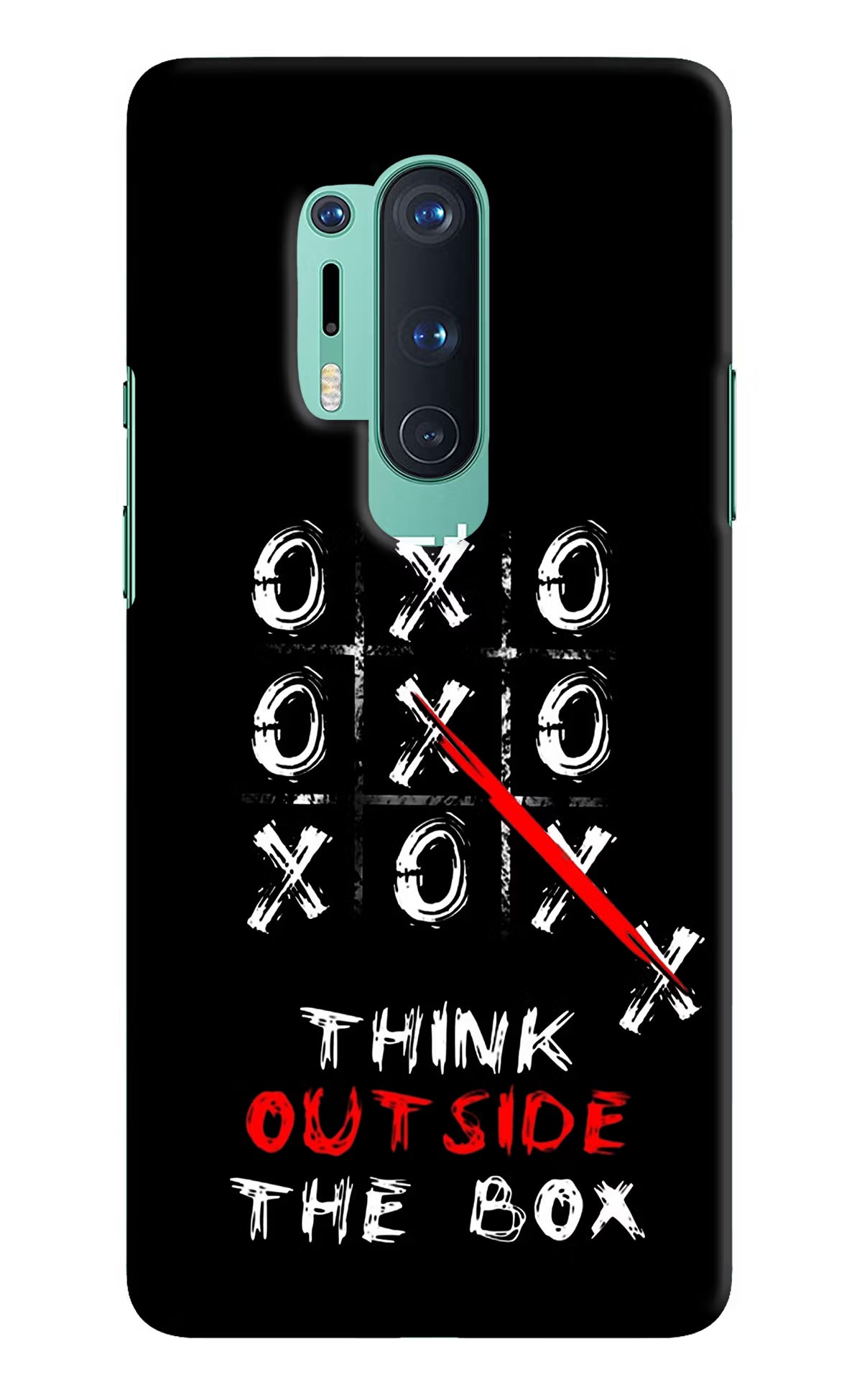 Think out of the BOX Oneplus 8 Pro Hard Case Back Cover by Casekaro