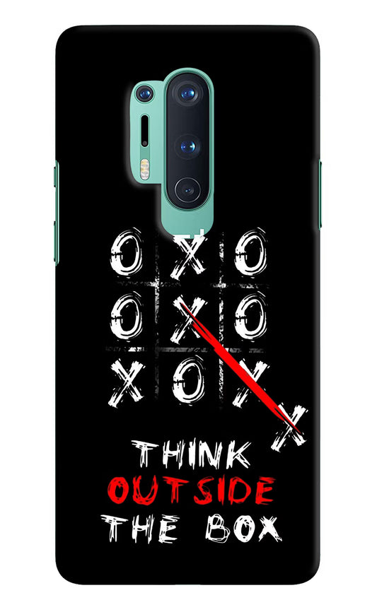 Think out of the BOX Oneplus 8 Pro Hard Case Back Cover by Casekaro