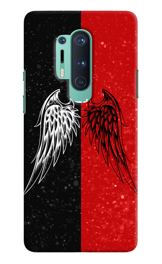 Wings Oneplus 8 Pro Hard Case Back Cover by Casekaro