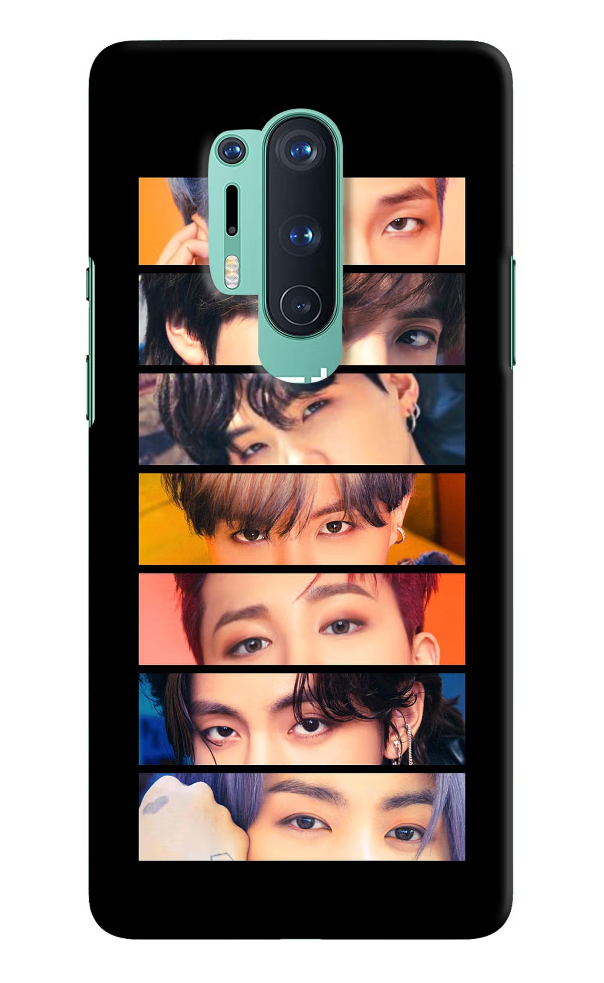 BTS Eyes Oneplus 8 Pro Hard Case Back Cover by Casekaro