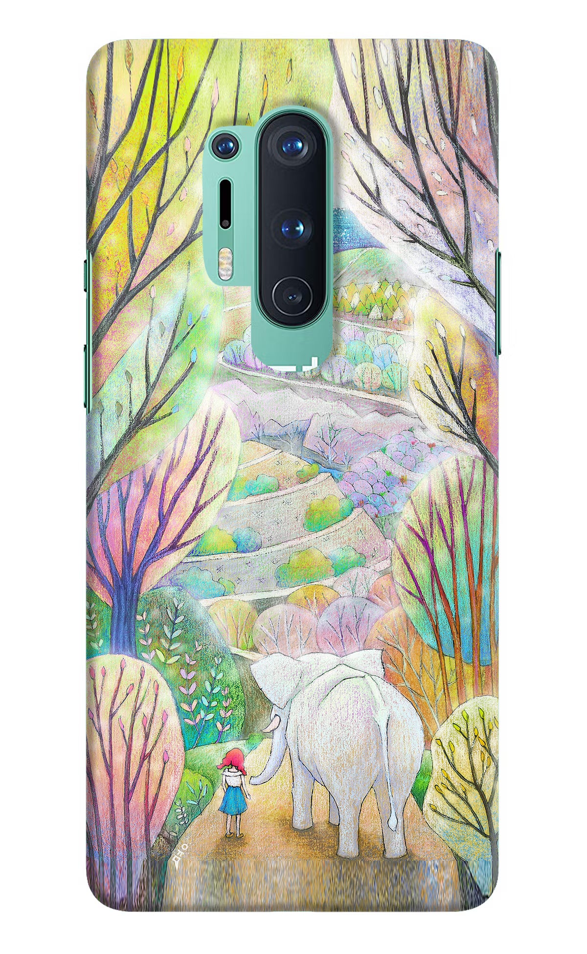 Nature Painting Oneplus 8 Pro Hard Case Back Cover by Casekaro