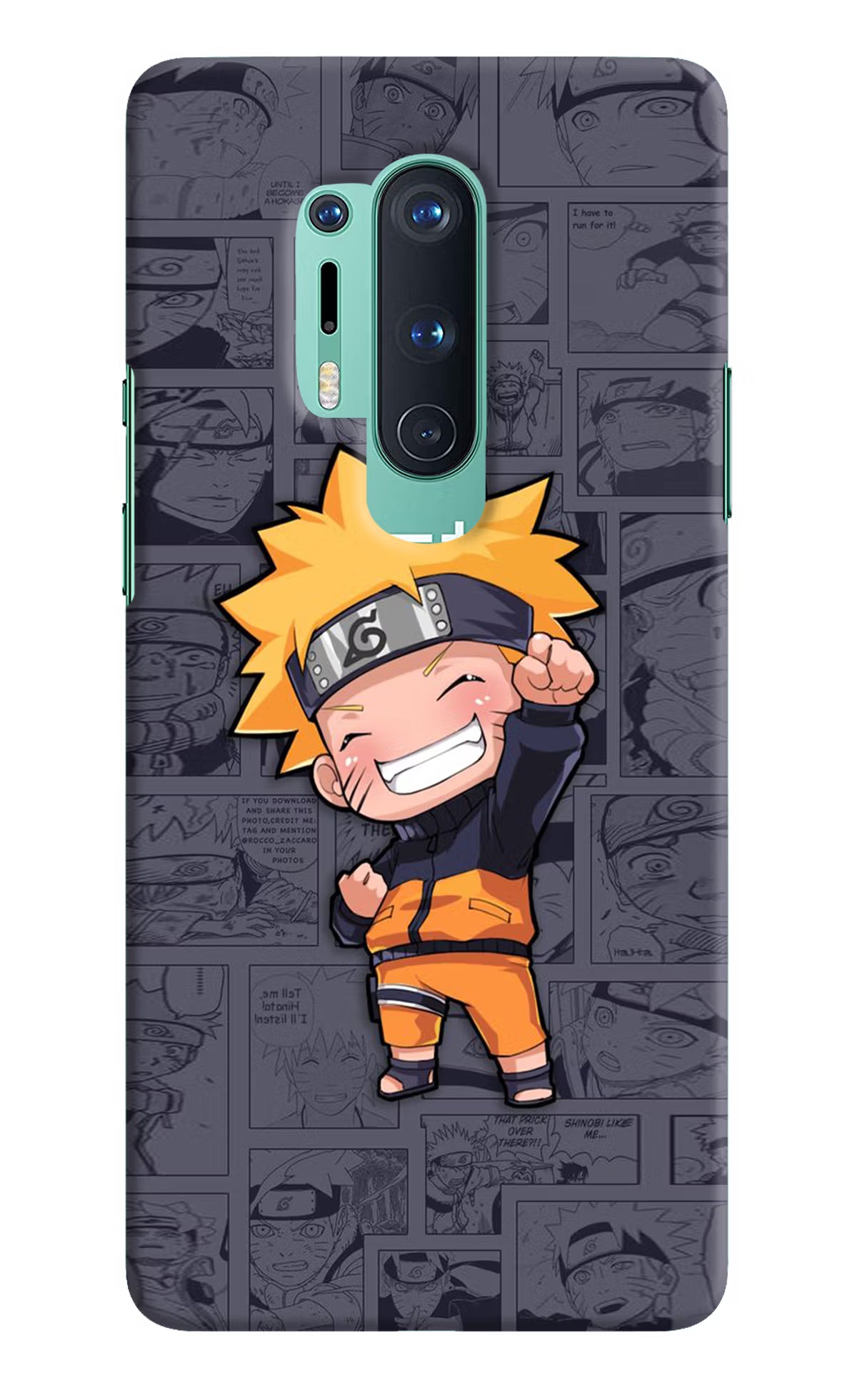 Chota Naruto Oneplus 8 Pro Hard Case Back Cover by Casekaro