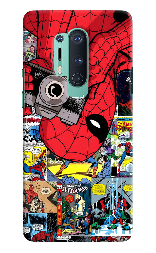 Spider Man Oneplus 8 Pro Hard Case Back Cover by Casekaro