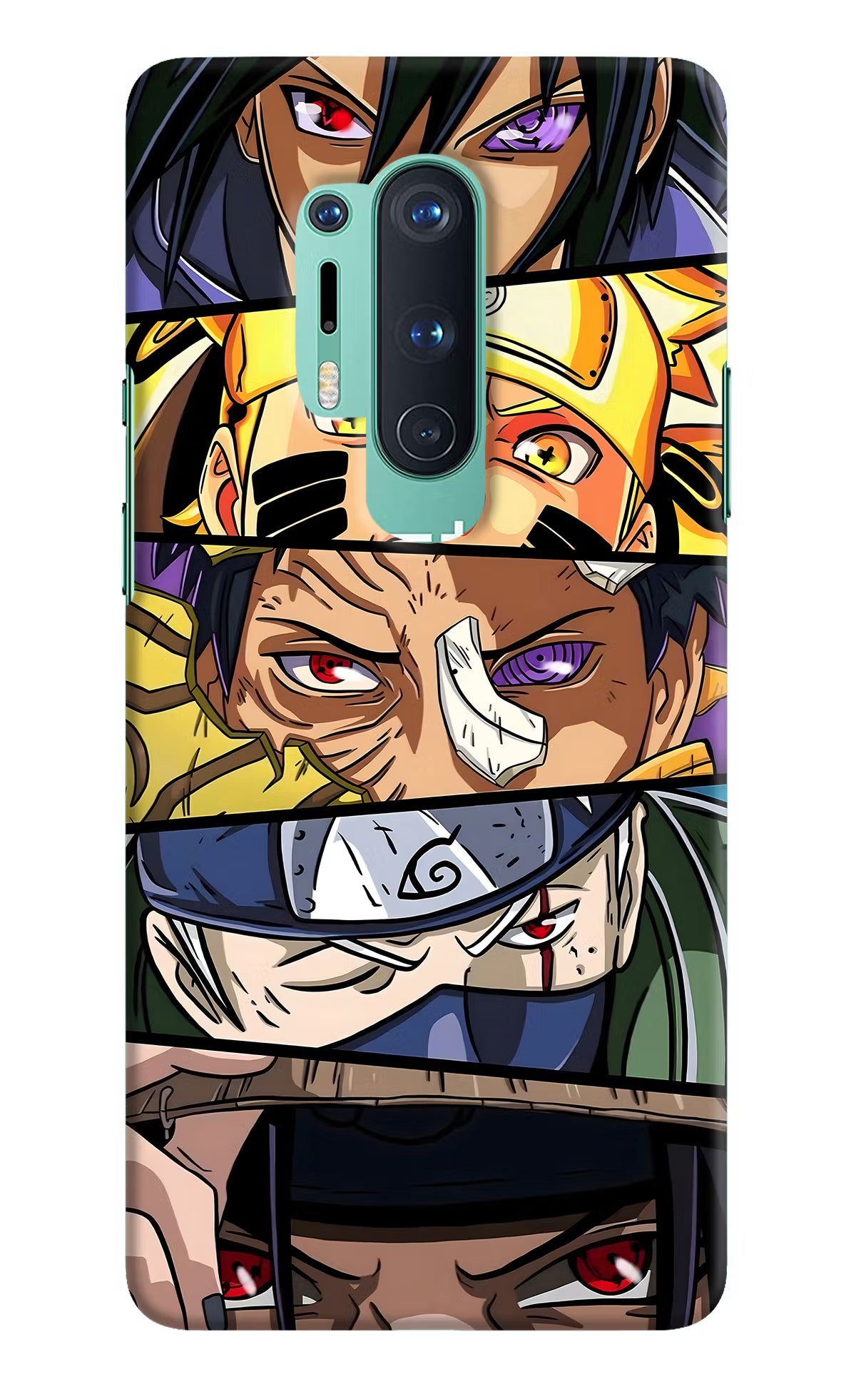 Naruto Character Oneplus 8 Pro Hard Case Back Cover by Casekaro