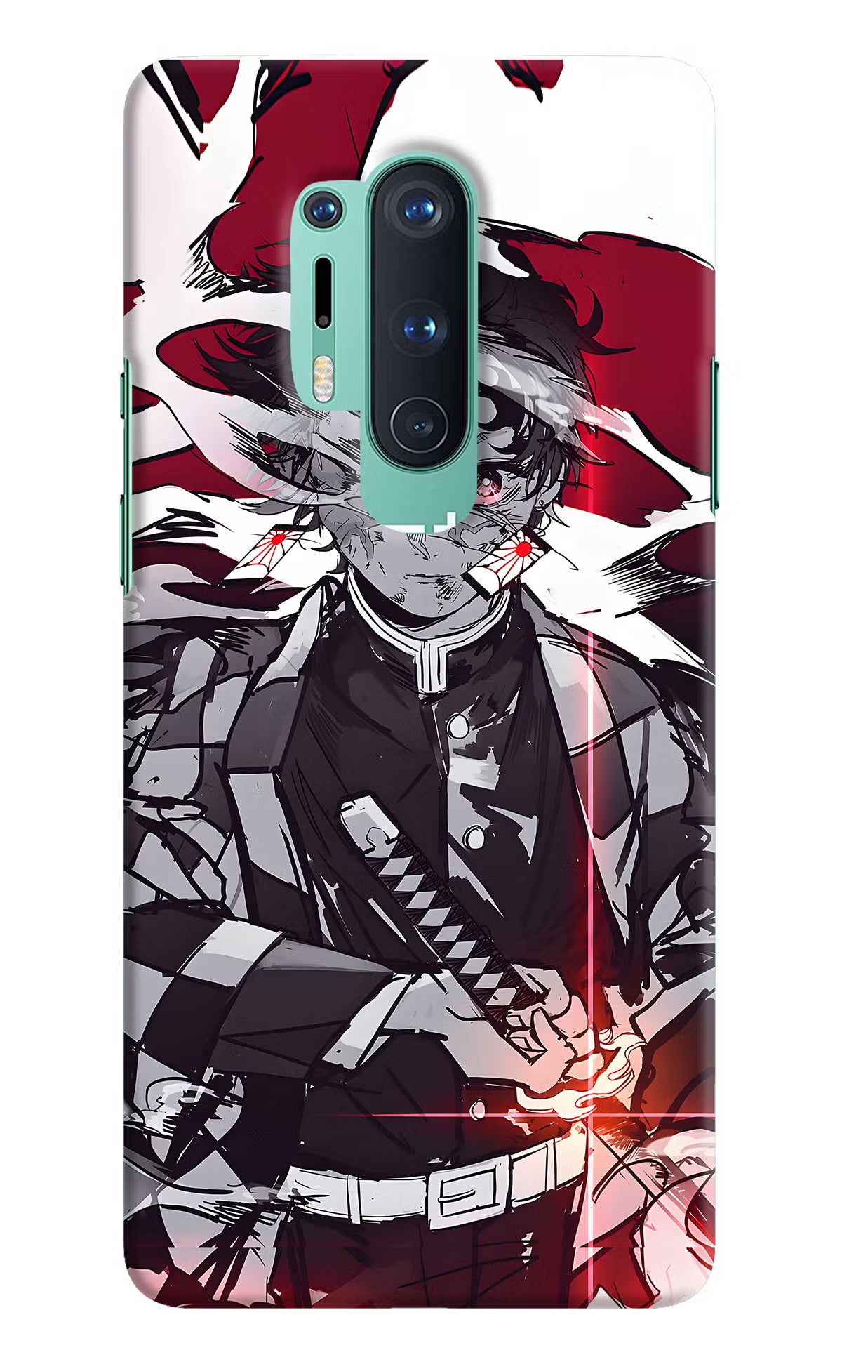 Demon Slayer Oneplus 8 Pro Hard Case Back Cover by Casekaro