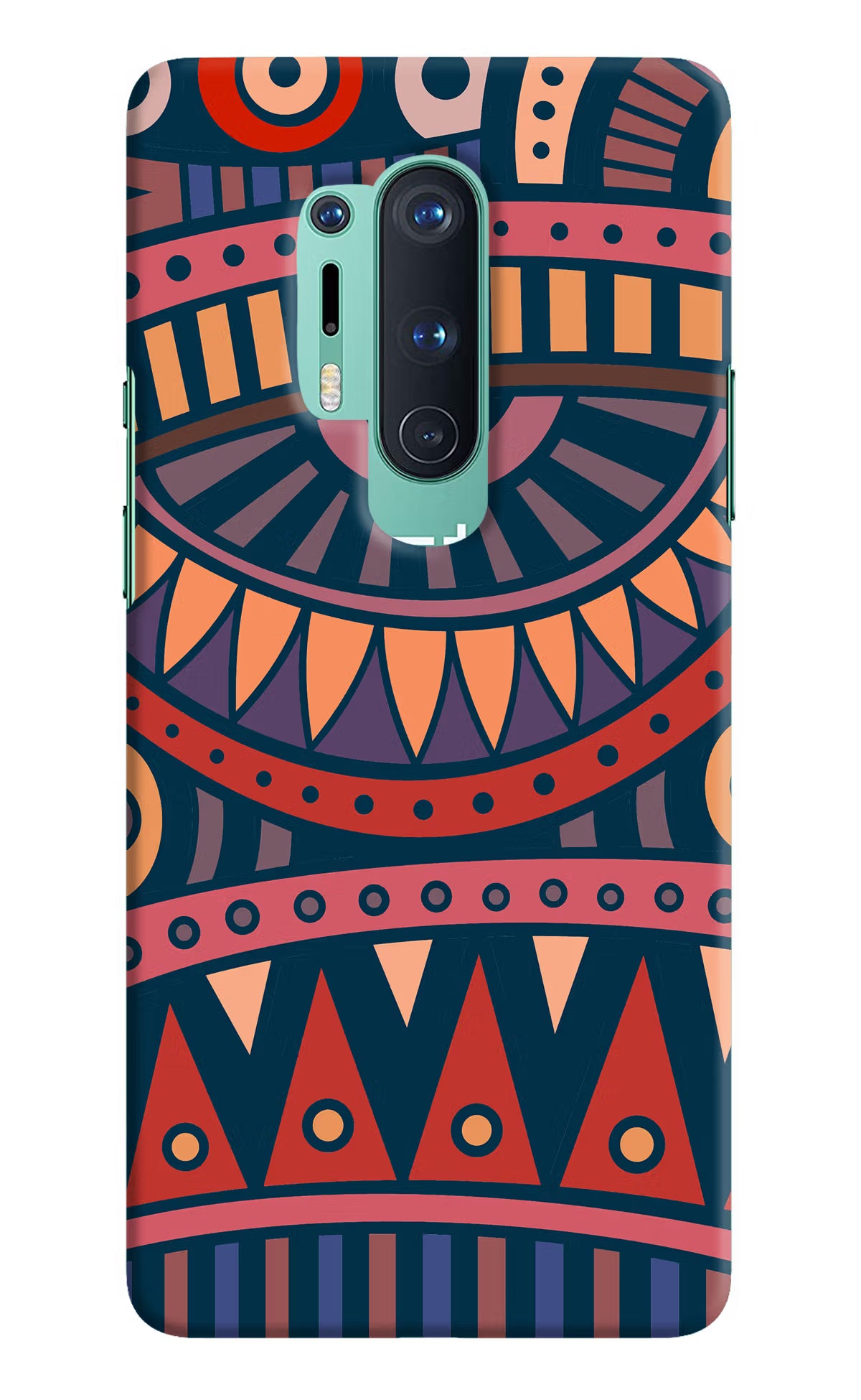 African Culture Design Oneplus 8 Pro Hard Case Back Cover by Casekaro