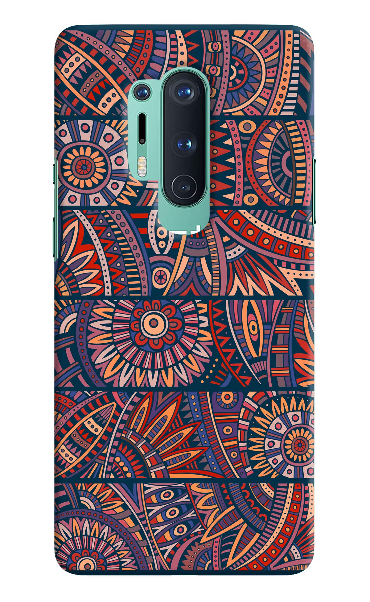 African Culture Design Oneplus 8 Pro Hard Case Back Cover by Casekaro