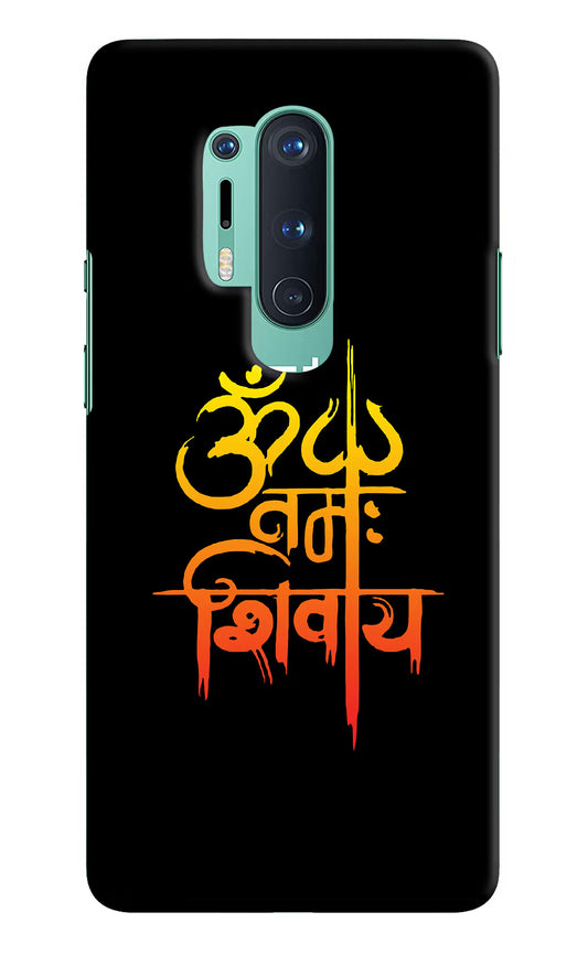 Om Namah Shivay Oneplus 8 Pro Hard Case Back Cover by Casekaro