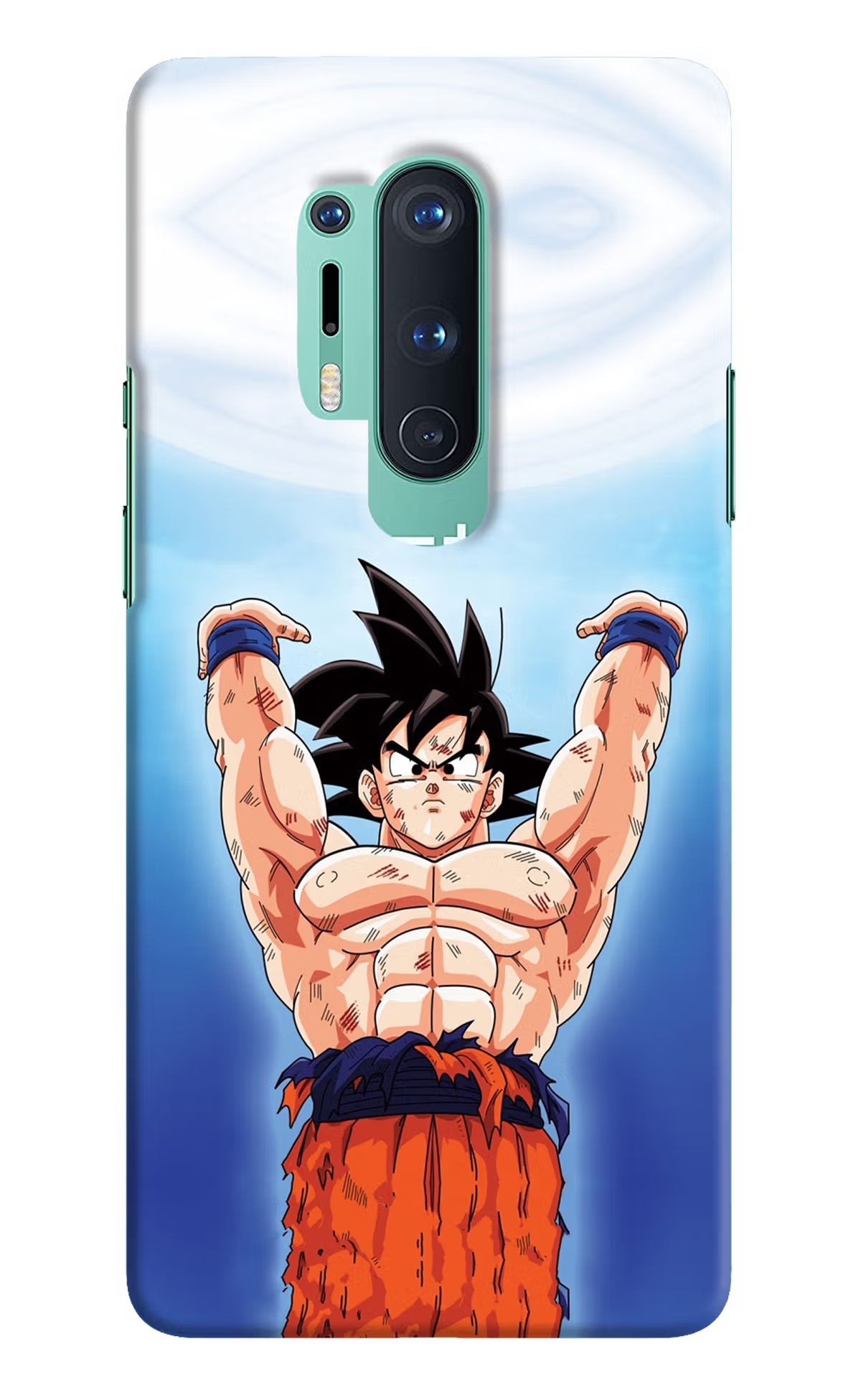 Goku Power Oneplus 8 Pro Hard Case Back Cover by Casekaro