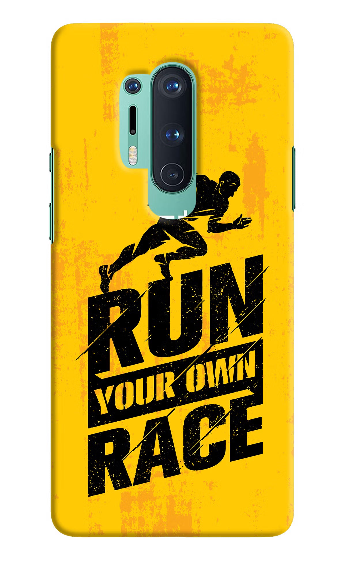 Run Your Own Race Oneplus 8 Pro Hard Case Back Cover by Casekaro