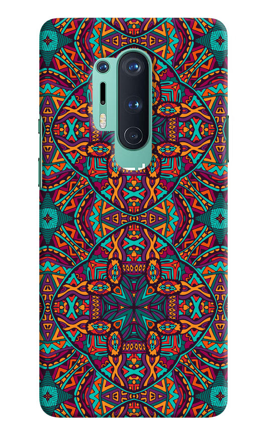 Colour Mandala Oneplus 8 Pro Hard Case Back Cover by Casekaro