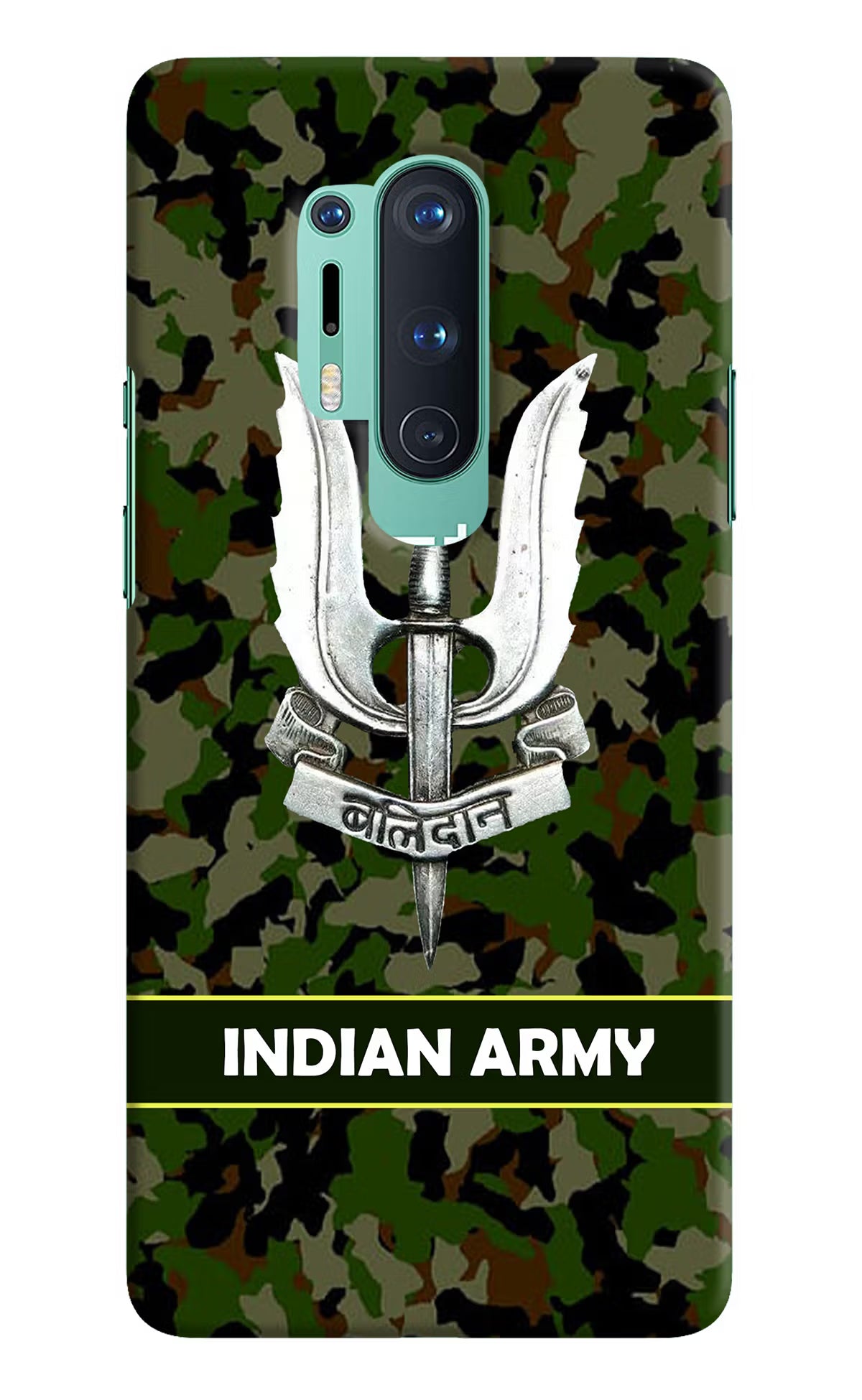 Balidan Indian Logo Oneplus 8 Pro Hard Case Back Cover by Casekaro