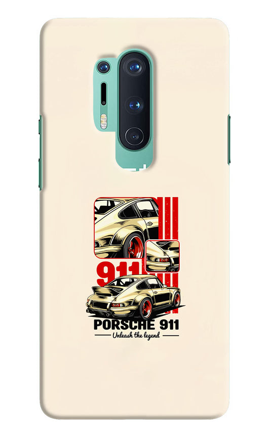 Classic Porsche 911 Oneplus 8 Pro Hard Case Back Cover by Casekaro