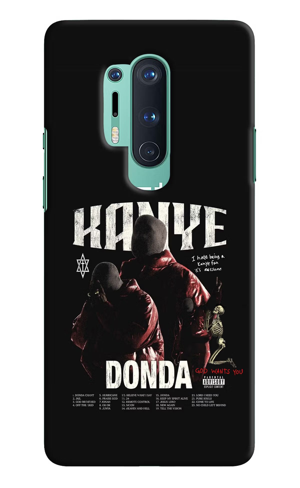 Donda Kanye West Oneplus 8 Pro Hard Case Back Cover by Casekaro