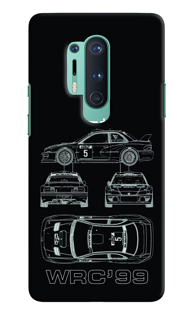 WRC'99 Oneplus 8 Pro Hard Case Back Cover by Casekaro