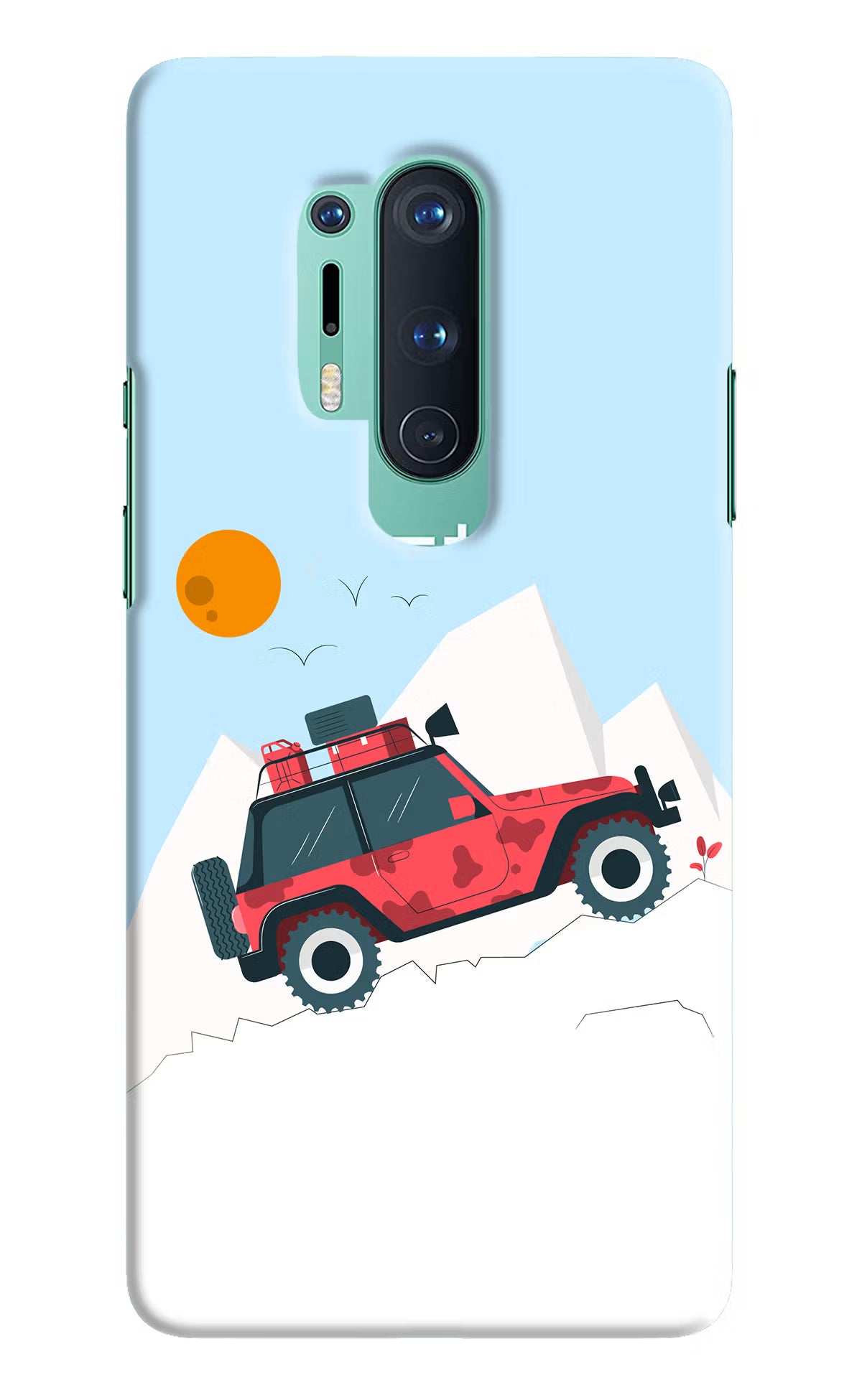 Mountain Trail Beast Oneplus 8 Pro Hard Case Back Cover by Casekaro