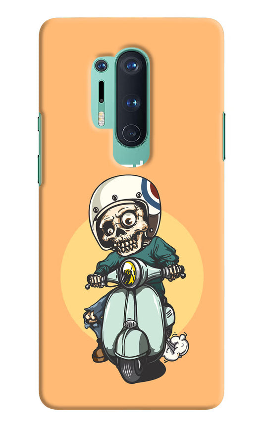 Undead Biker Oneplus 8 Pro Hard Case Back Cover by Casekaro
