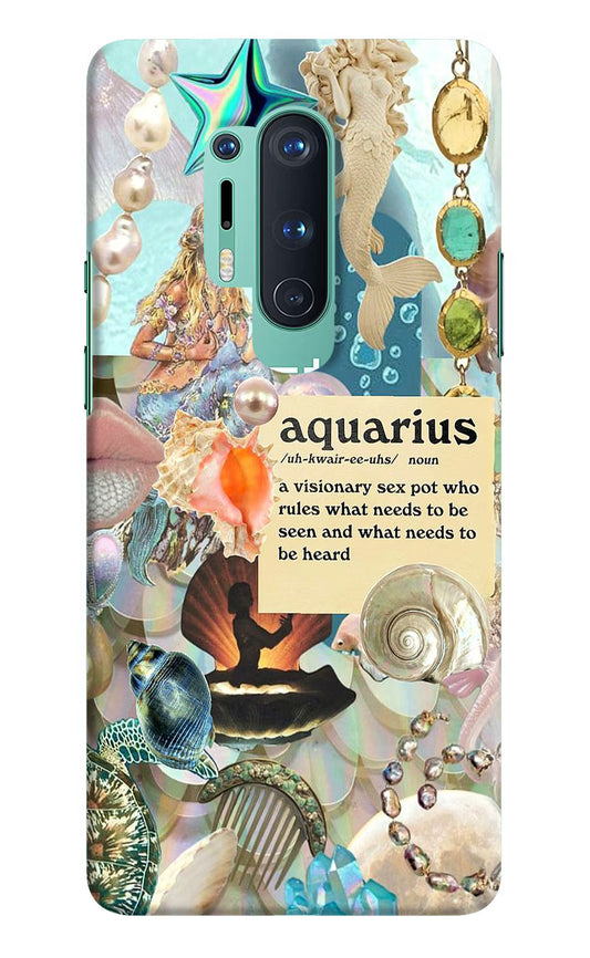 Aquarius Zodiac Oneplus 8 Pro Hard Case Back Cover by Casekaro