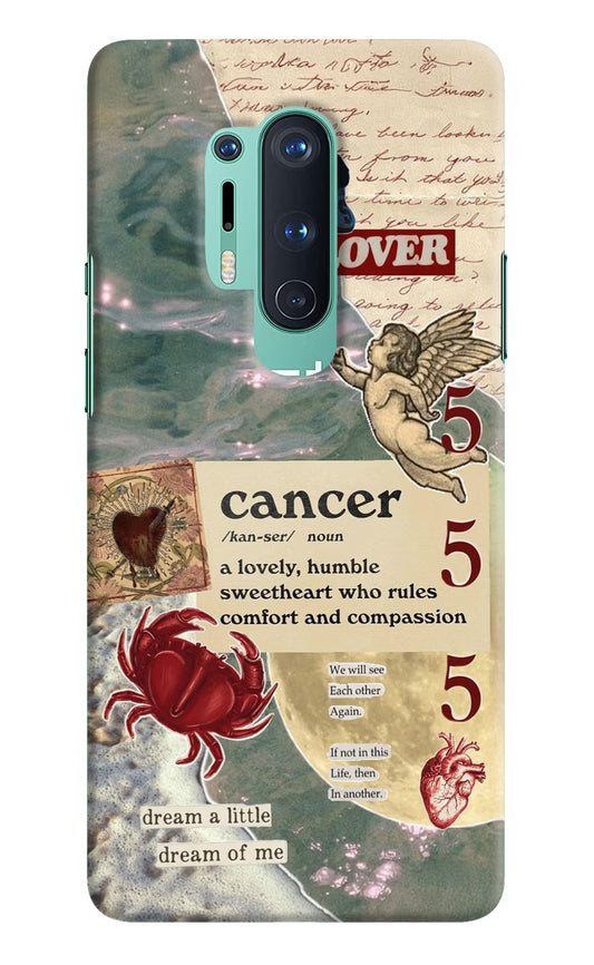 Cancer Zodiac Oneplus 8 Pro Hard Case Back Cover by Casekaro