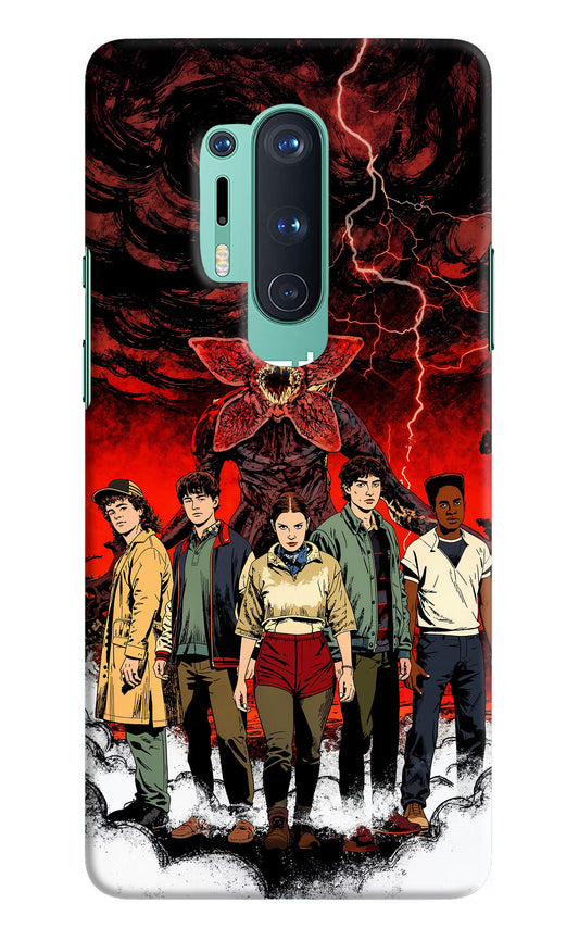 Ordinary Things Characters Oneplus 8 Pro Hard Case Back Cover by Casekaro