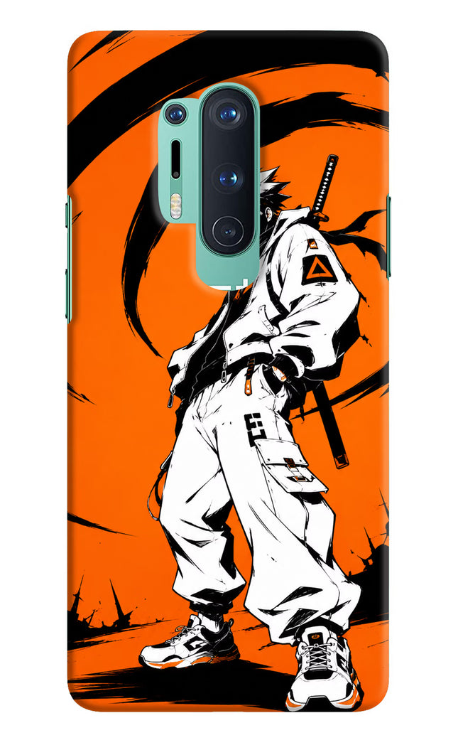 Street Samurai  Oneplus 8 Pro Hard Case Back Cover by Casekaro