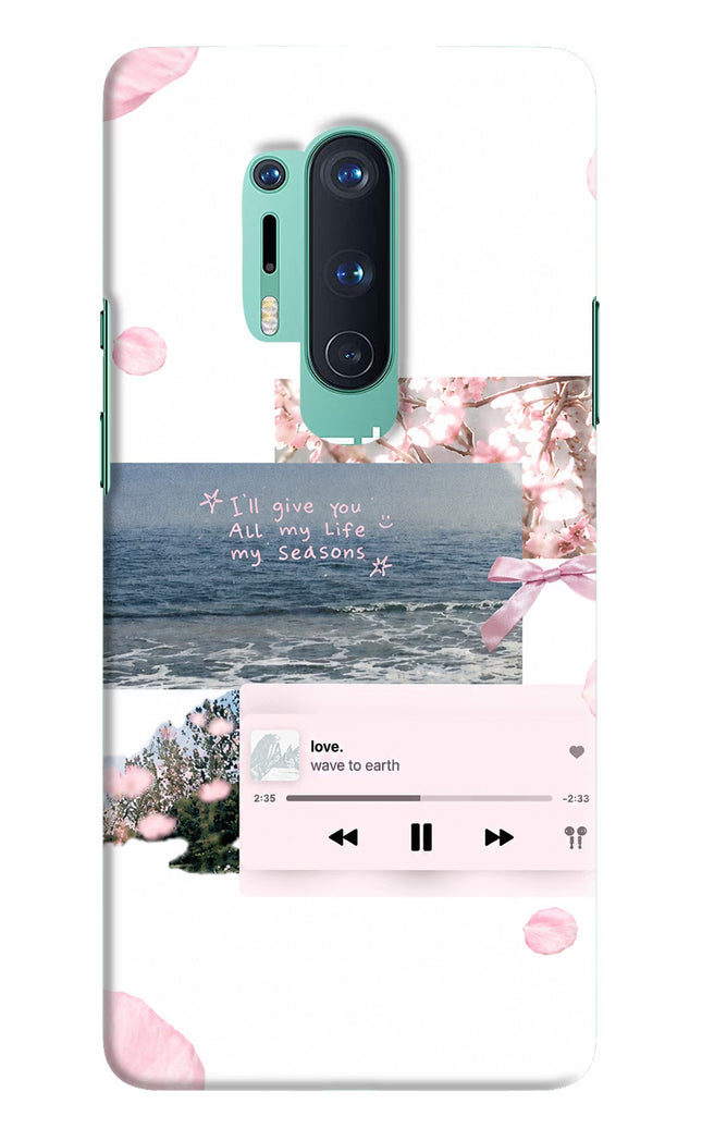 Wave to earth Oneplus 8 Pro Hard Case Back Cover by Casekaro