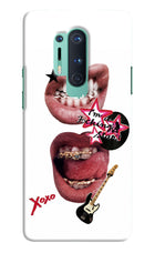 Rockstar Oneplus 8 Pro Hard Case Back Cover by Casekaro