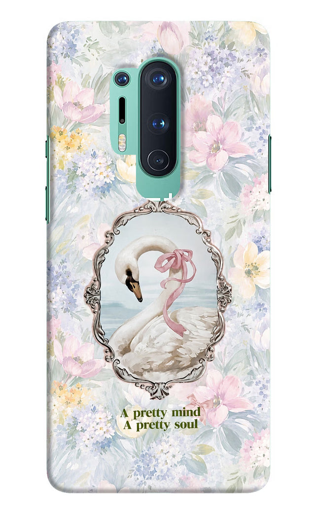 Pretty Mind Pretty Soul Oneplus 8 Pro Hard Case Back Cover by Casekaro