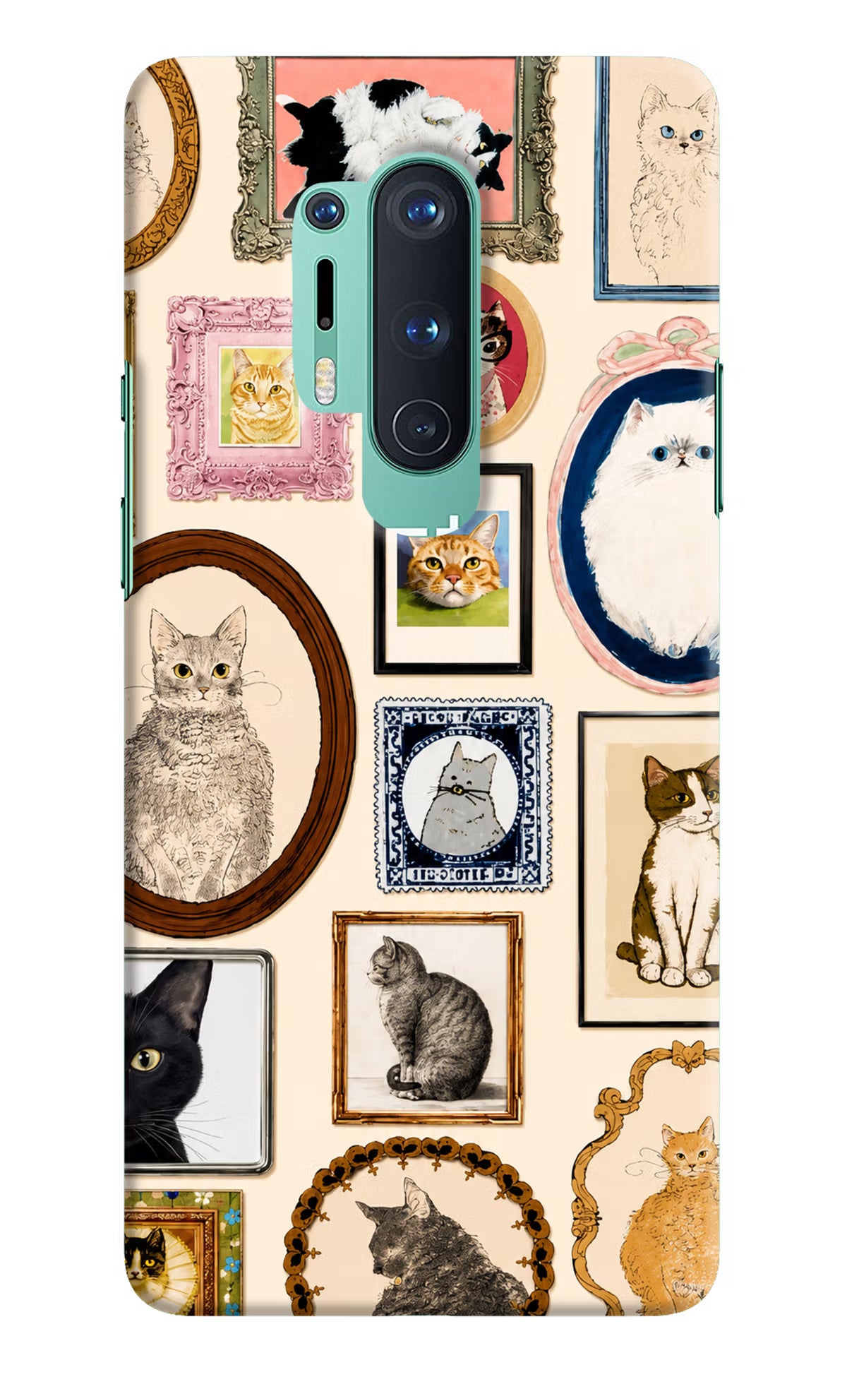 Mirror Cats Oneplus 8 Pro Back Cover