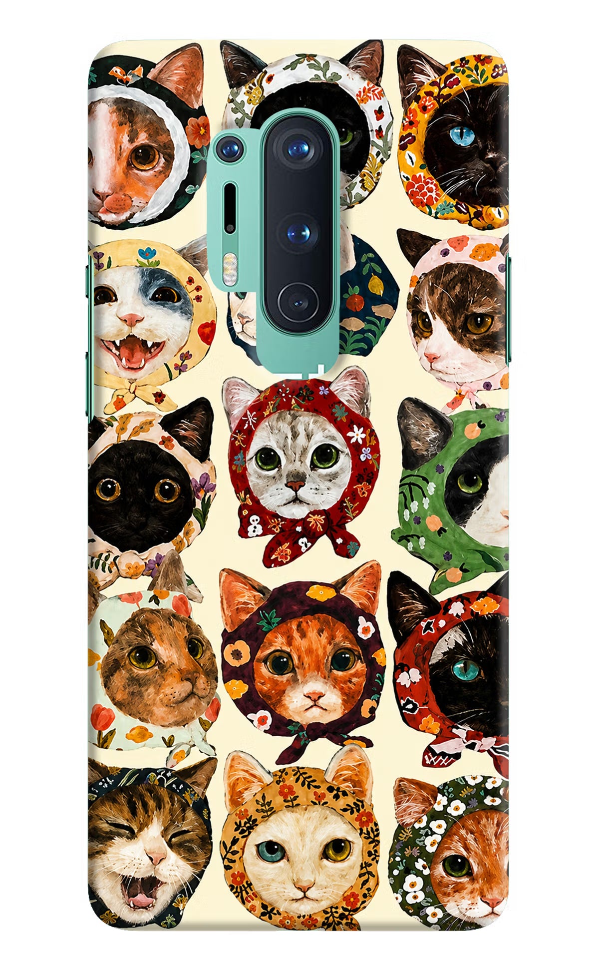 Cool Cat Oneplus 8 Pro Back Cover