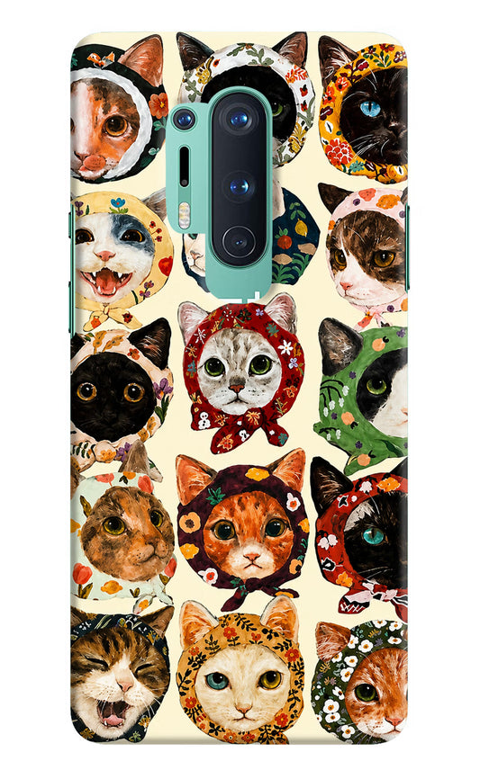Cool Cat Oneplus 8 Pro Hard Case Back Cover by Casekaro