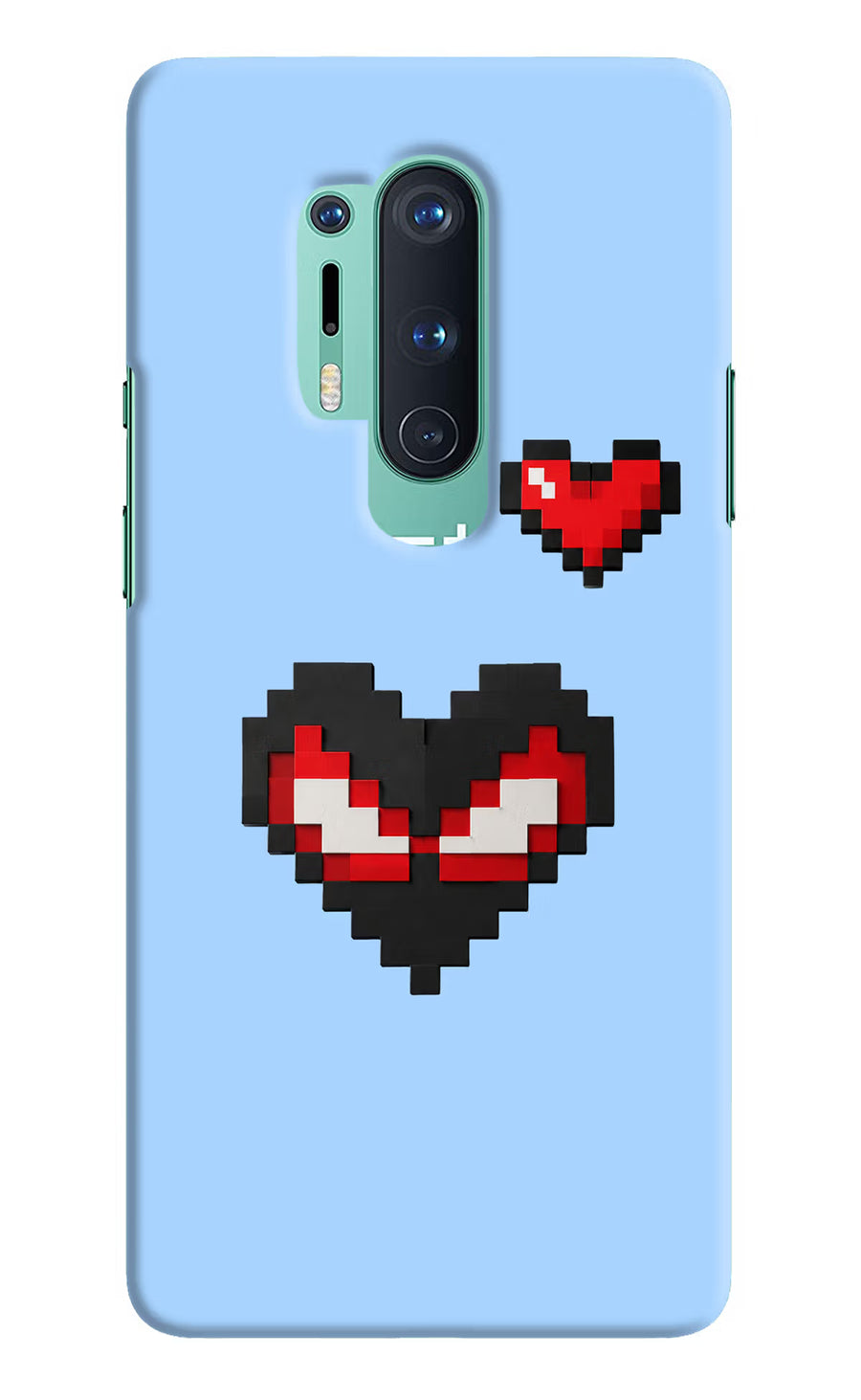 Peter Heart Oneplus 8 Pro Back Cover, Hard case