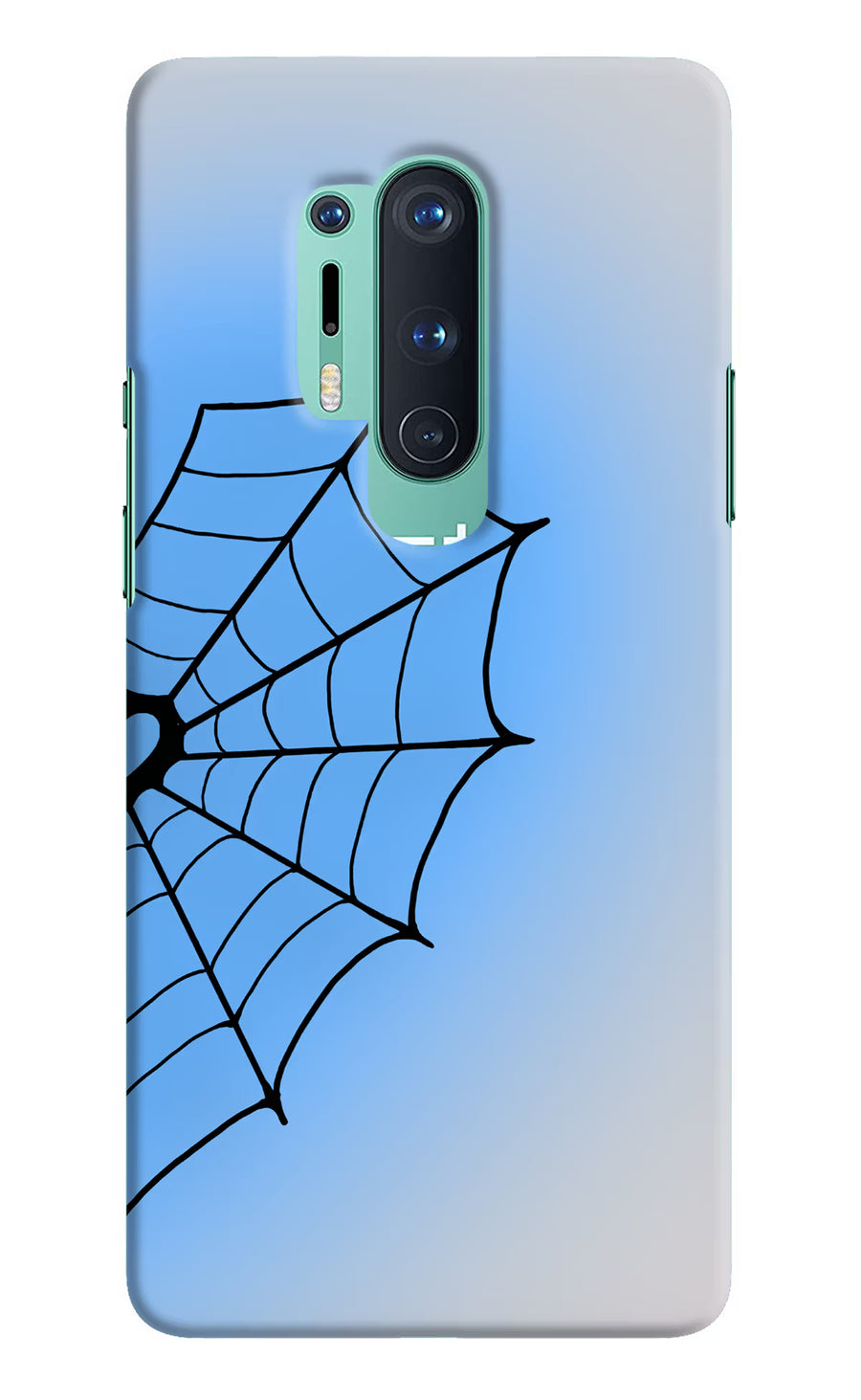 Blue Web Oneplus 8 Pro Back Cover, Hard case