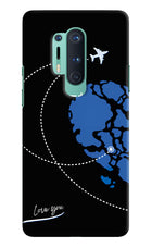 Love Orbit Oneplus 8 Pro Hard Case Back Cover by Casekaro