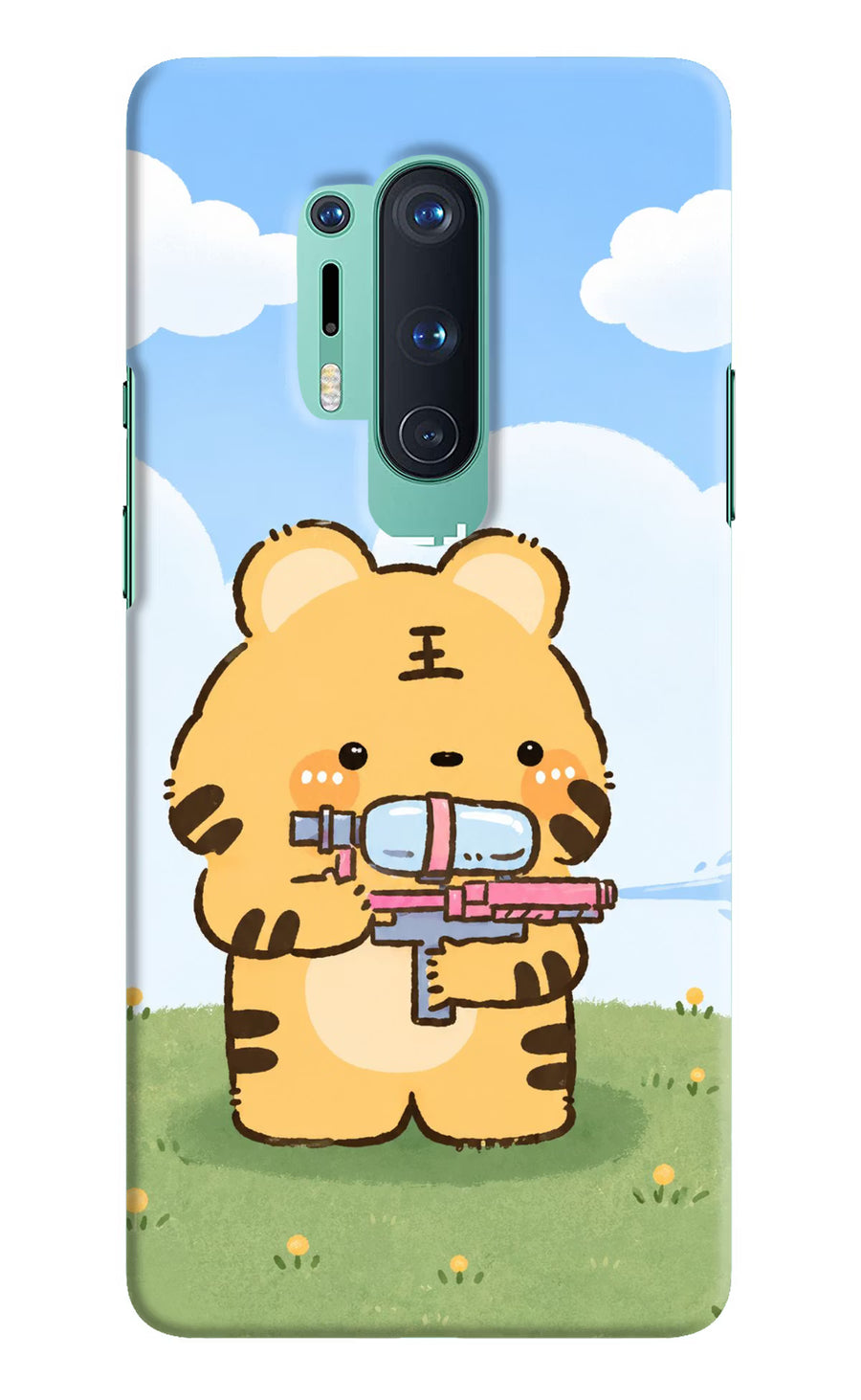 Tiger Treat Oneplus 8 Pro Back Cover, Hard case