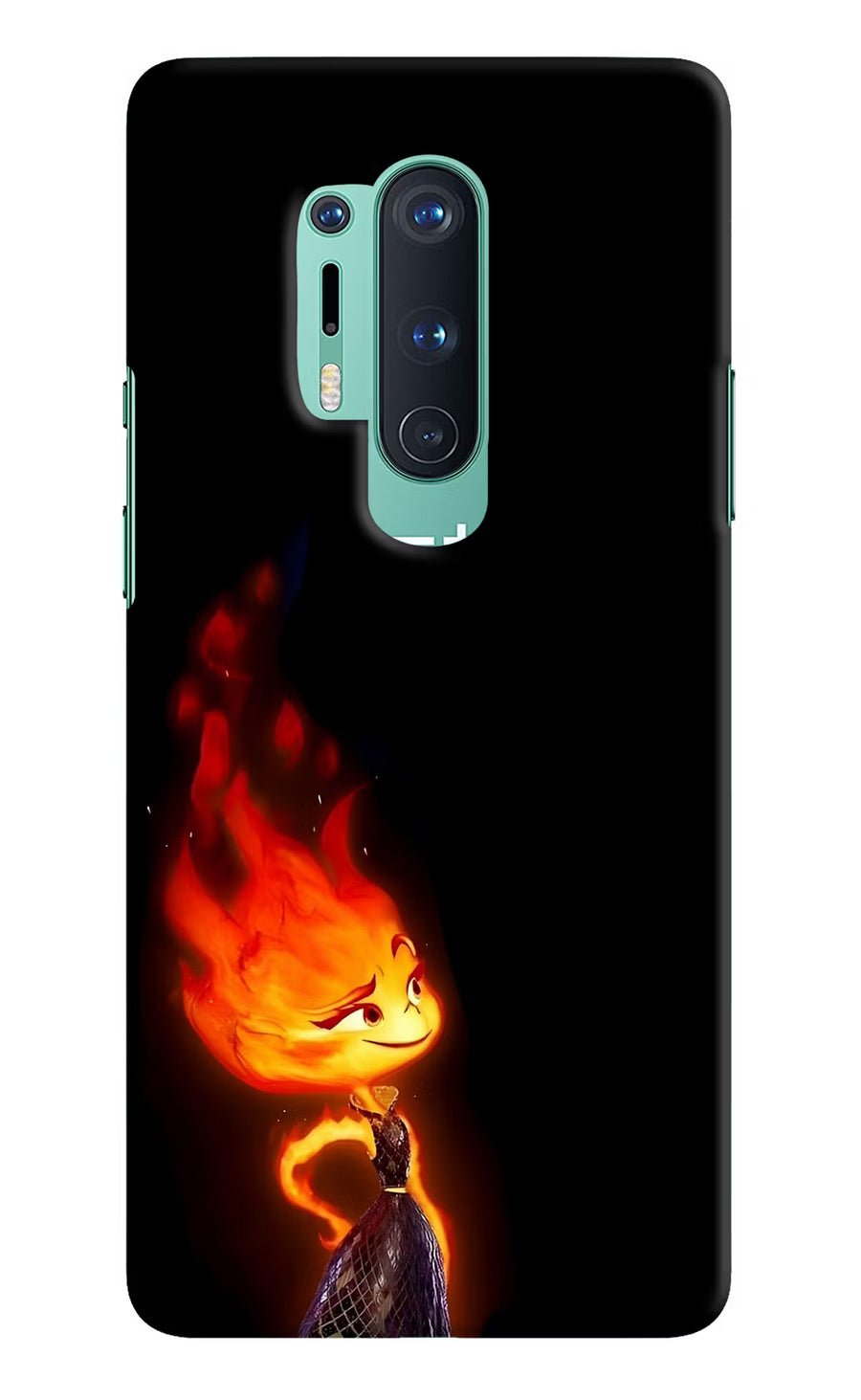 Ember Flame Oneplus 8 Pro Back Cover, Hard case